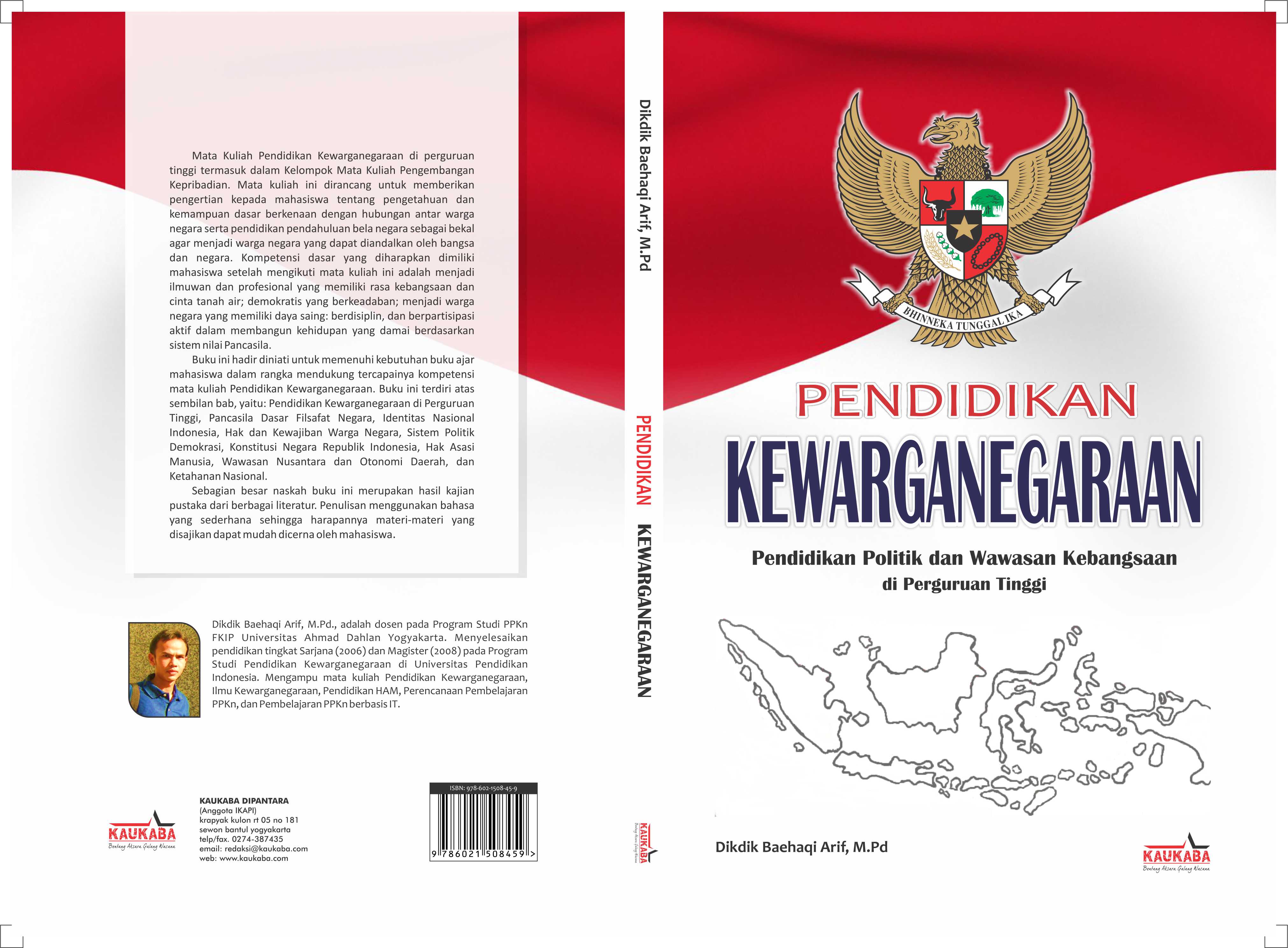 M Pd Judul Buku Pendidikan Kewarganegaraan Pendidikan Politik dan Wawasan Kebangsaan Penerbit Kaukaba Dipantara Yogyakarta